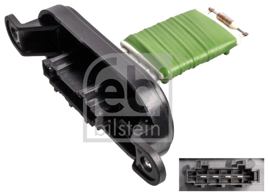 Resistor, interior blower